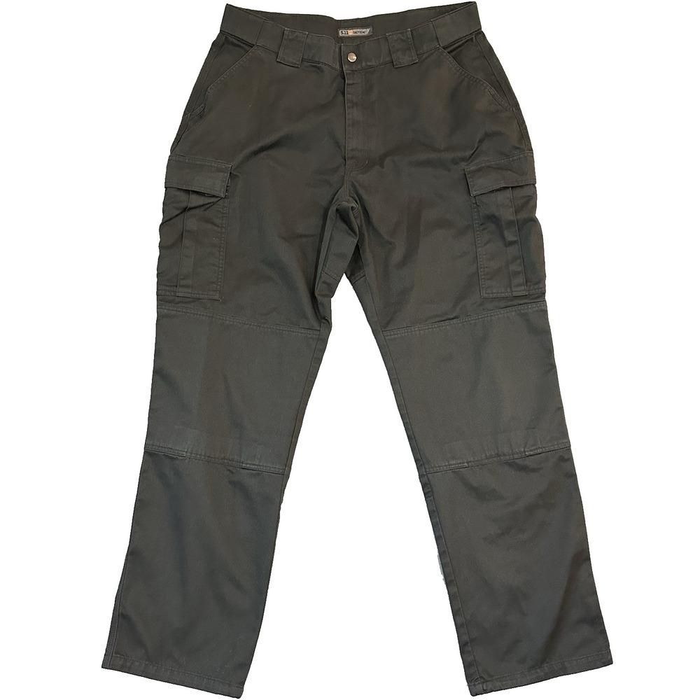5.11 Tactical Cargo Pants Mens Size 36x33 Ripstop Tapered Utility Double Knee